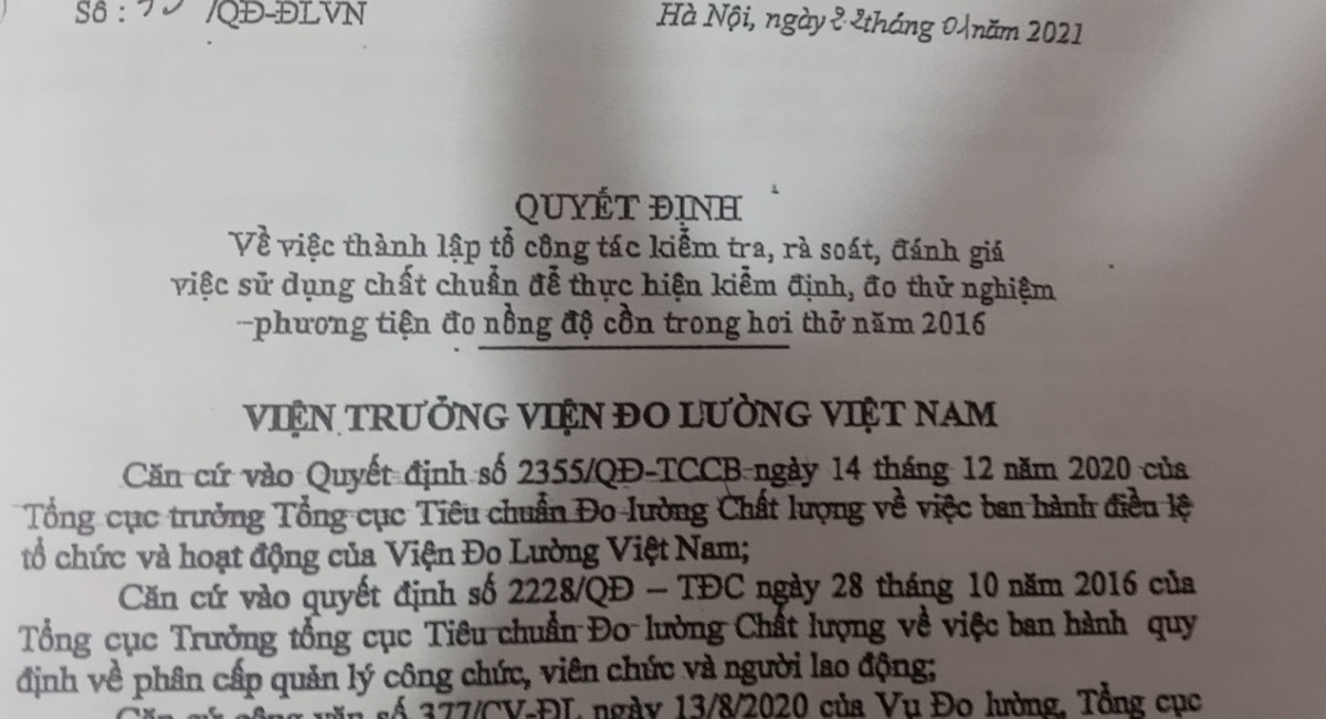 Nghi van sai pham o Vien Do luong Viet Nam: “De” 3,5 ngan may do nong do con lech chuan… roi “noi mat” ho so?-Hinh-2