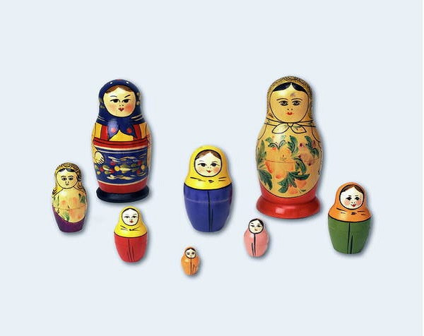 Đây là lý do tại sao có 8 con búp bê trong bộ Matryoshka ban đầu.