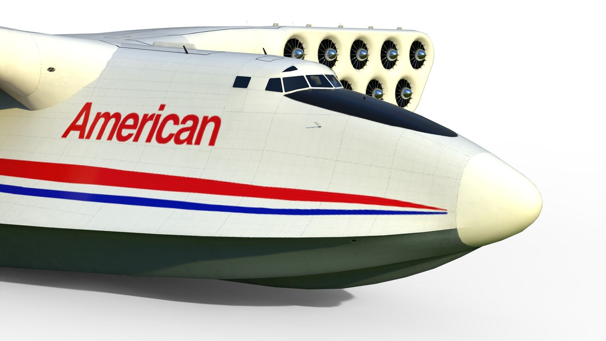 Máy bay được thiết kế để bay xuyên Đại Tây Dương giữa Mỹ và Châu Âu.