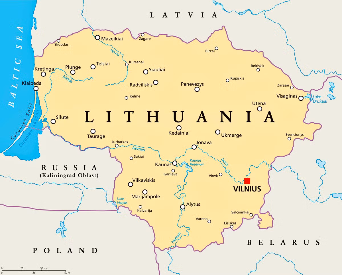 Litva là một quốc gia nhỏ ở vùng Baltic với dân số chưa đến 3 triệu người.