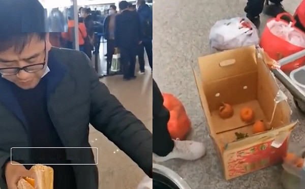 Ăn vội 30kg cam vì không muốn trả thêm tiền hành lý quá cân An voi 30kg cam vi khong muon tra them tien hanh ly qua can