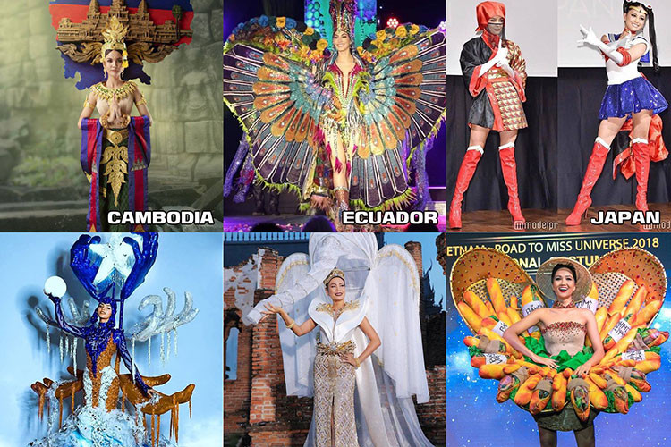 Đại diện Việt Nam H'hen Niê chính thức chọn bộ quốc phục "Bánh Mì" mang đến cuộc thi Miss Universe 2018 (Hoa hậu Hoàn vũ Thế giới). Bộ trang phục "Bánh Mì" của H'hen Niê gây ấn tượng với fan quốc tế.