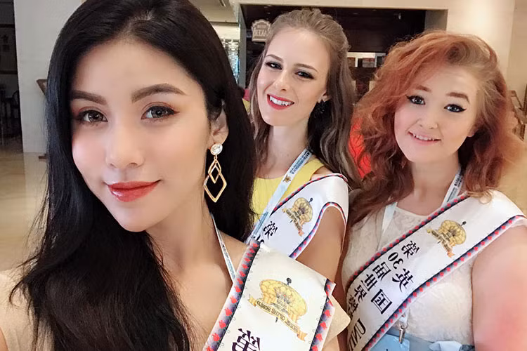Người đẹp hiện tham gia cuộc thi Miss Model of the world 2018.