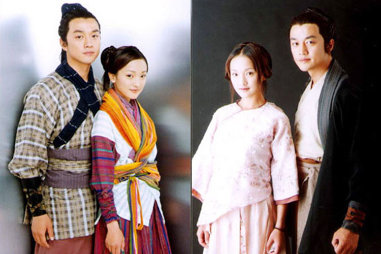 Trương Kỷ Trung còn sản xuất và đóng vai Vương Trùng Dương trong bộ phim "Anh hùng xạ điêu" lên sóng năm 2003. Ảnh: Sina