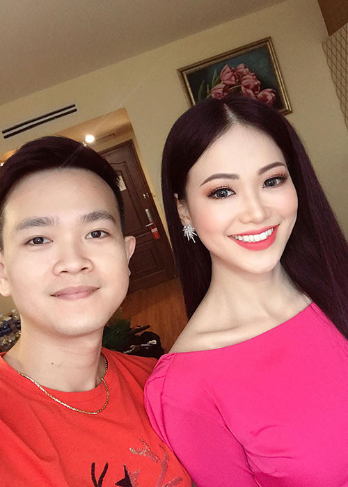 Chuyên gia trang điểm Hy Nguyễn từng make up cho Hoa hậu Diễm Hương, Hoa hậu Đại dương 2014 Đặng Thu Thảo, Á hậu Bảo Như.