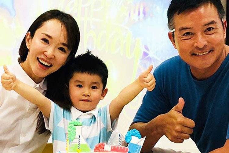 Con trai của Lý Minh Thuận và Phạm Văn Phương đã lên 4 tuổi, rất kháu khỉnh.