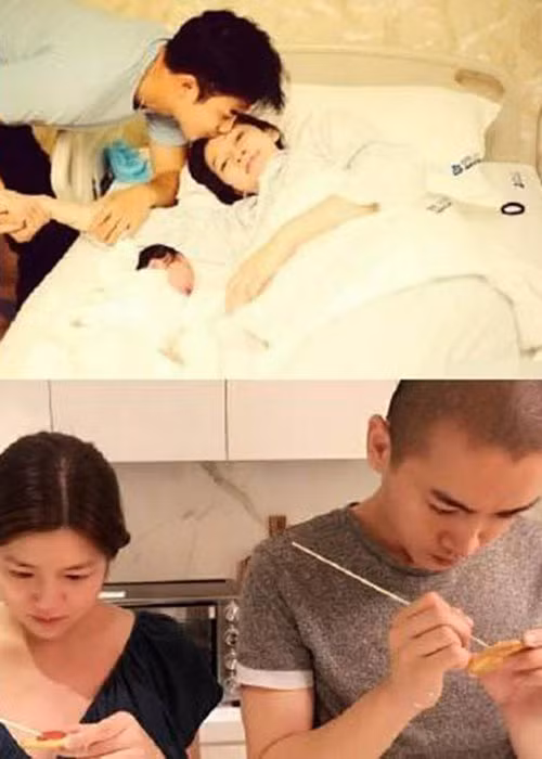 Tháng 12/2016, Trần Nghiên Hy hạ sinh con trai đầu lòng. Thời điểm vợ lâm bồn, Trần Hiểu luôn túc trực để chăm sóc vợ con.