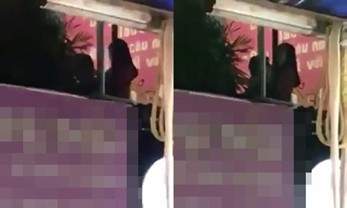 Doi tre than nhien dien 'canh nong' tai quan tra sua o Ha Noi