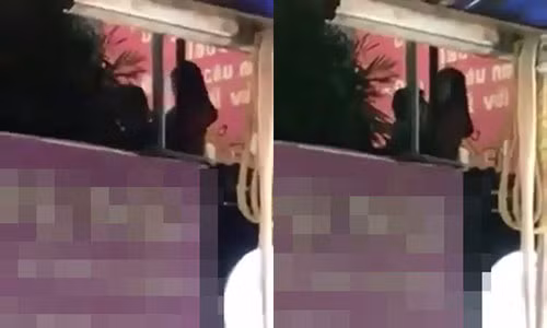 Doi tre than nhien dien 'canh nong' tai quan tra sua o Ha Noi