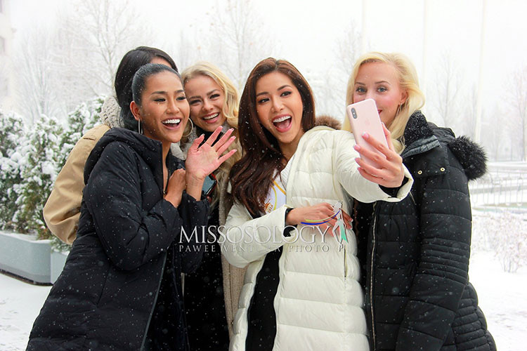 Thời tiết của Ba Lan hiện rất lạnh, có tuyết rơi.