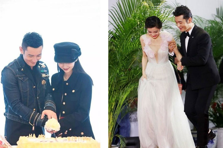 Sau đám cưới, Angelababy vẫn luôn được chồng cưng chiều.