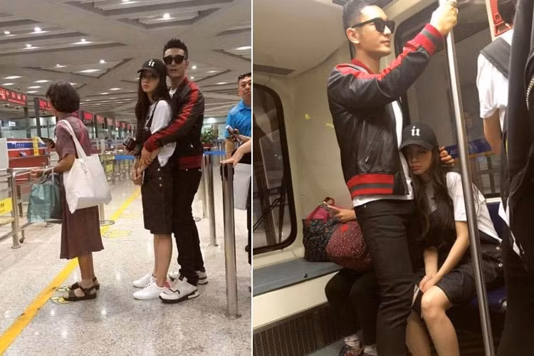 Đã có một cậu con trai chung, vợ chồng Huỳnh Hiểu Minh vẫn mặn nồng như lúc mới yêu.