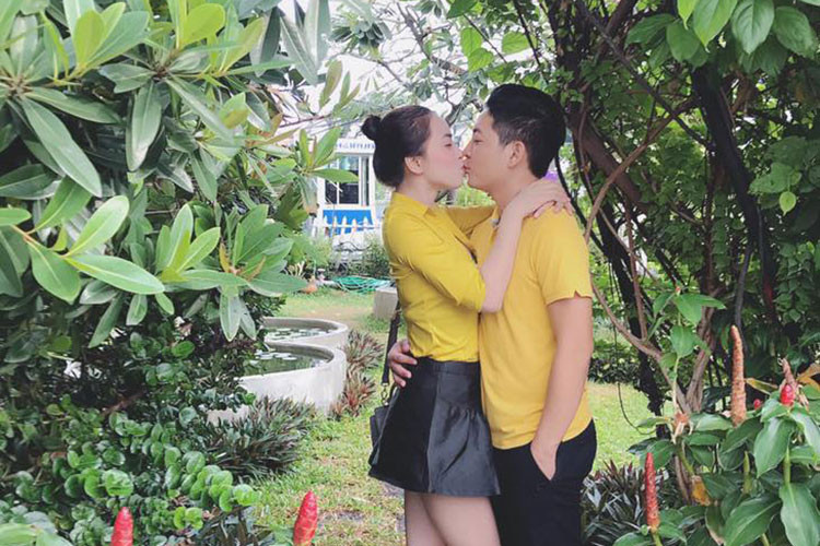 Chuyện tình cảm giữa Hải Băng và Thành Đạt không phô trương mà giản dị, hạnh phúc.