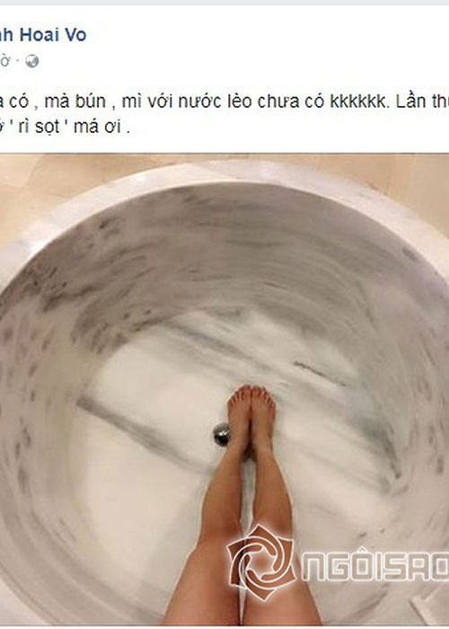 Nhiều sao Việt như Nam Thư và Thúy Nga khen đôi chân của Hoài Linh thon dài miên man. Ảnh: Ngôi sao 