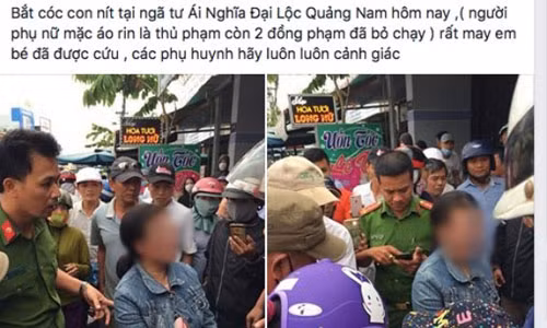 Thuc hu vu nguoi phu nu bi ca lang bao vay vi nghi bat coc tre em