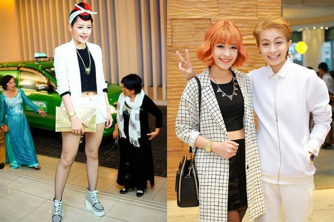 Năm 2014 đánh dấu sự thay đổi lớn trong phong cách ăn mặc của Chi Pu. Từ hình ảnh nhí nhảnh, cô chuyển sang mặc những bộ đồ cá tính mang hơi hướng nổi loạn. Cô liên tục thay đổi kiểu tóc cùng màu nhuộm để tạo sự nổi bật.