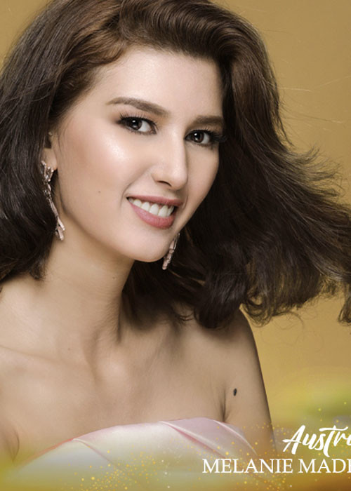 Melanie Mader giành danh hiệu Hoa hậu Không khí. Theo thông tin, đại diện Austria cao 1m74, sở hữu số đo ba vòng: 84-61-91.