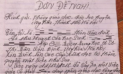 Xac minh viec co giao bi to danh, xuc pham hoc sinh o Ha Noi