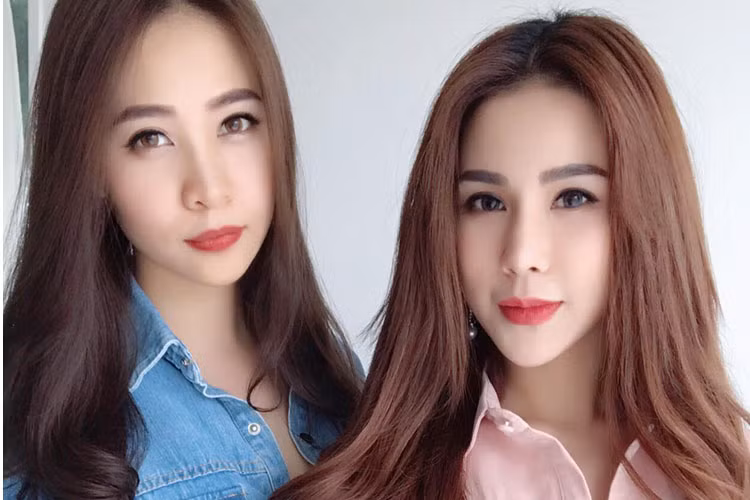 Đàm Thu Trang và Diệp Lâm Anh đều sở hữu gương mặt xinh đẹp, vóc dáng gợi cảm.