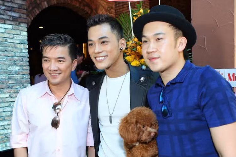 Phan Ngọc Luân thân thiết với Dương Triệu Vũ trước khi tố Dương Triệu Vũ là người thứ ba chen vào mối quan hệ giữa anh và Mr Đàm. Ảnh: vdtonline