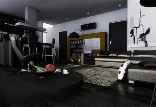 Tránh lạm dụng màu đen quá nhiều trong nhà vì nó khiến không gian trở nên nặng nề, ảnh hưởng đến tinh thần của cà nhà.