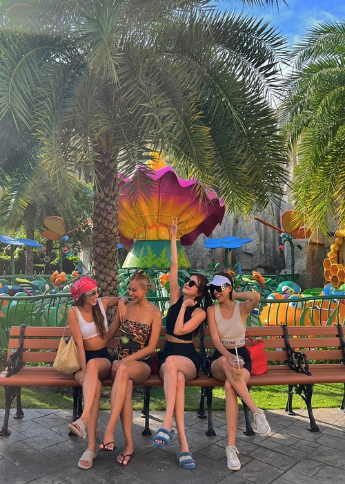 Các thành viên trong hội bạn thân của Cao Thái Hà đều sở hữu nhan sắc xinh đẹp.