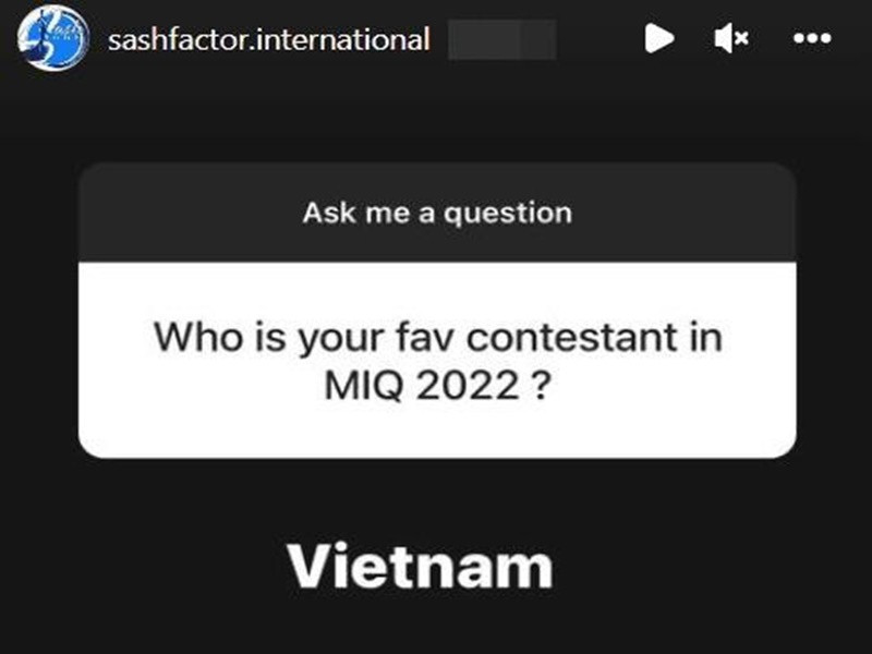 Mới đây, chuyên trang sắc đẹp Sash Factor lựa chọn đại diện Việt Nam là thí sinh yêu thích. Ảnh: Tiền Phong