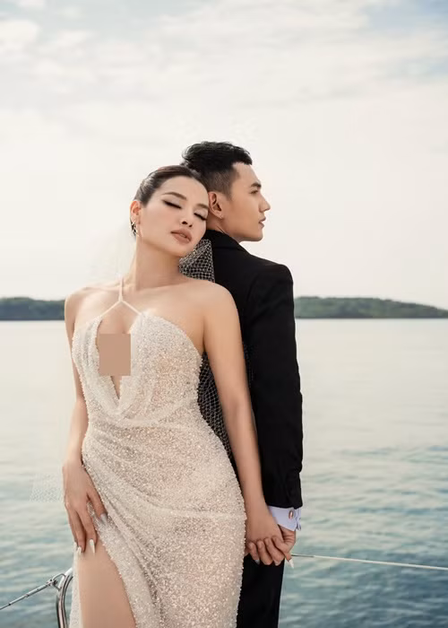 Nhiều người cho rằng Phương Trinh Jolie là cô dâu hở bạo nhất showbiz Việt. Ảnh: FBNV