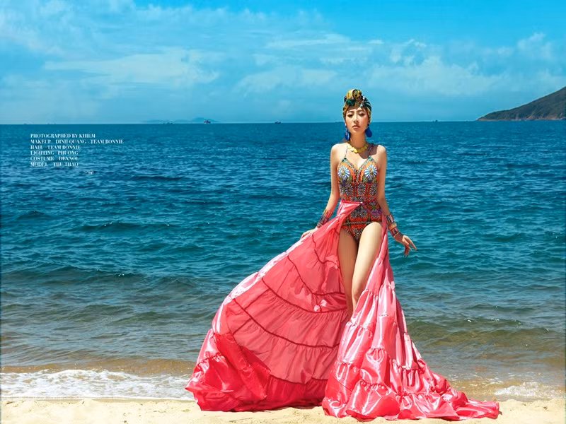 Vóc dáng của Thu Thảo hiện tại đầy nuột nà. Ảnh: Khiem