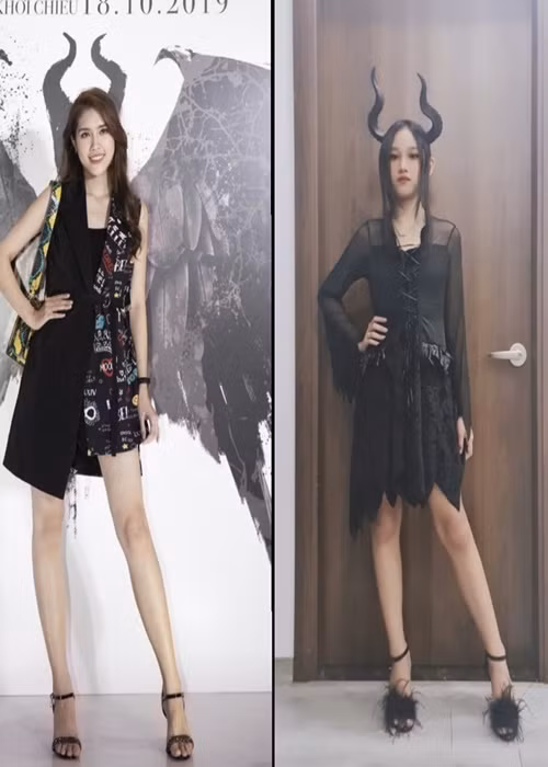 Minh Thùy thừa hưởng chiều cao từ bố mẹ. Năm 2021, Minh Tiệp chia sẻ, con gái cao 1m56.