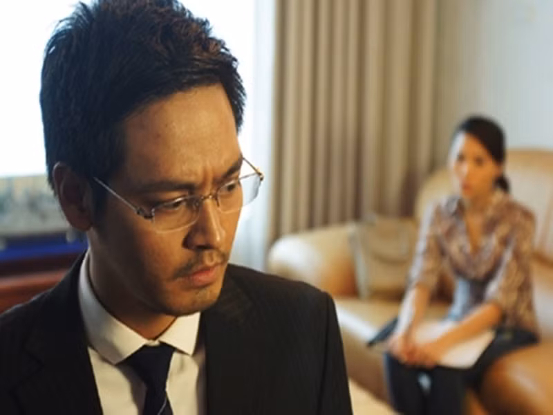 Vai diễn của Phan Anh trong “Bản di chúc bí ẩn” là Hoàng Dũng - một người đàn ông dám đứng lên đấu tranh cho lợi ích của gia đình và tập đoàn Hoàng Hà. Ảnh: Vietnamnet