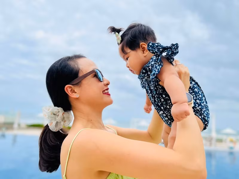 Con gái thứ hai của nữ diễn viên chào đời vào tháng 12/2021.