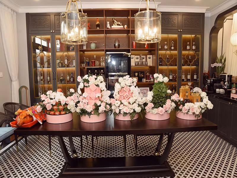 Hình ảnh sinh lễ của nhà trai. Ảnh: Dân Việt