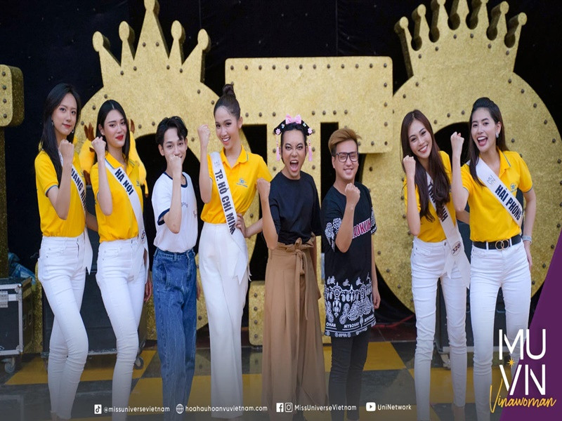 Cô là thành viên của nhóm do Á hậu Kim Duyên dẫn dắt.