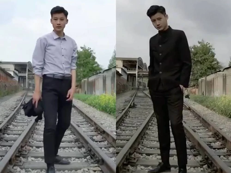 Con trai của Jennifer Phạm cao hơn 1m8. Ảnh: Thiếu niên