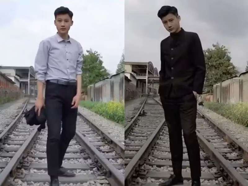 Con trai của Jennifer Phạm cao hơn 1m8. Ảnh: Thiếu niên