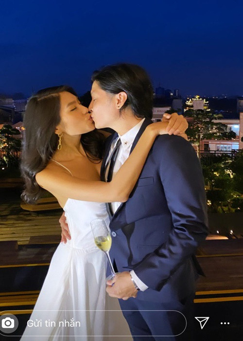 Người đẹp cho biết bản thân học được nhiều điều hay từ Bảo Long, giúp cô trưởng thành hơn trong suy nghĩ và công việc. Ảnh: Saostar