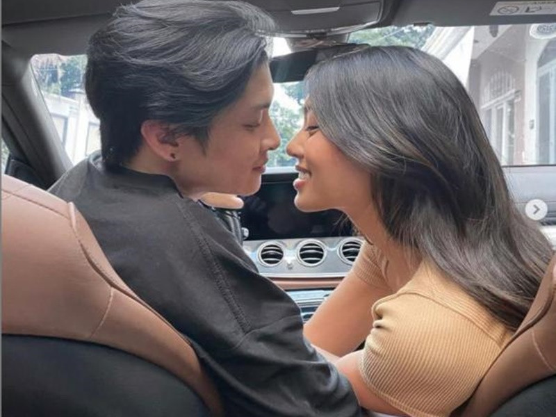 Khi Thảo Nhi tham gia Hoa hậu Hoàn vũ Việt Nam 2022, Bảo Long âm thầm cổ vũ. Ảnh: Công lý và xã hội