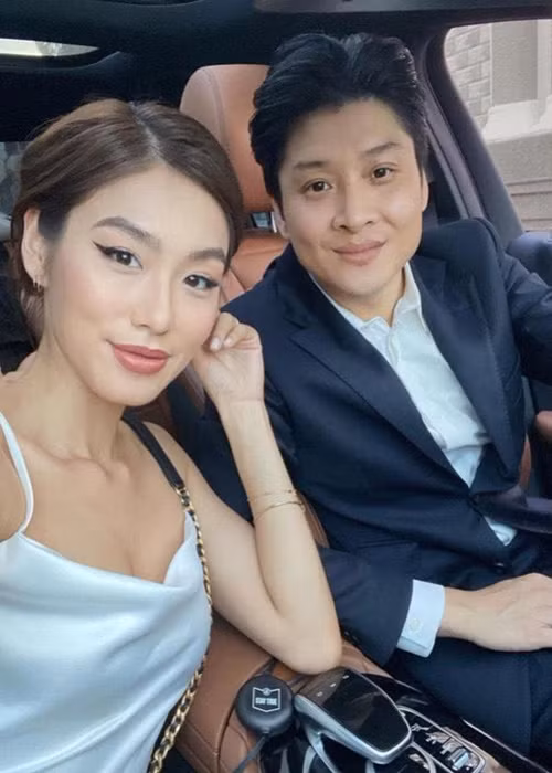 Loat anh ngot ngao cua A hau Thao Nhi va ban trai