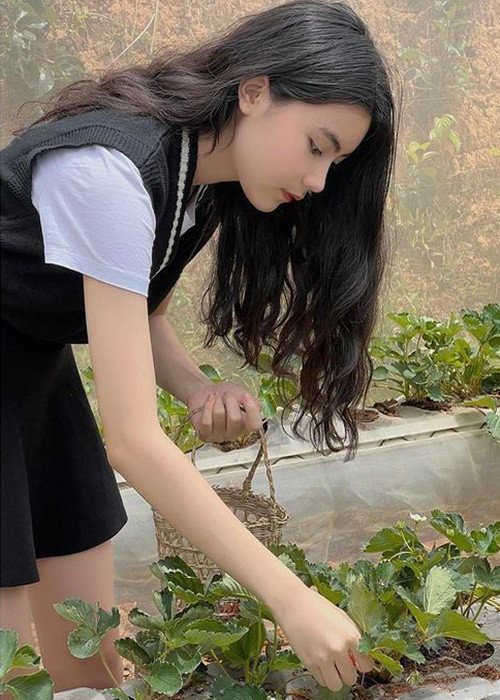 Cuộc sống của con gái Quyền Linh khá bình dị.