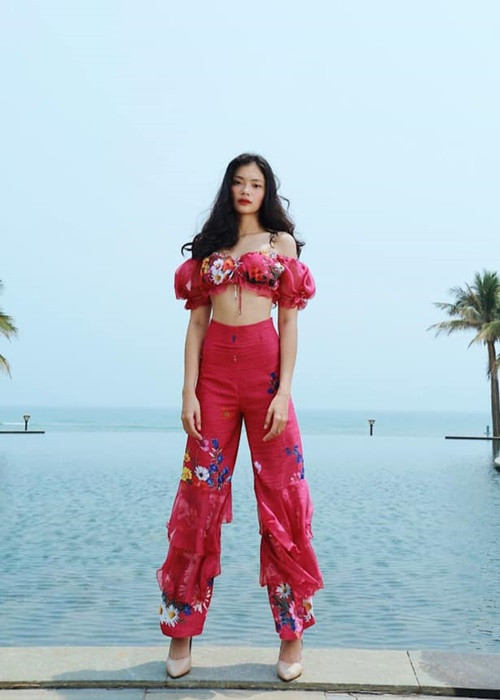 Thanh Trâm sở hữu chiều cao 1m75 ở tuổi 20.