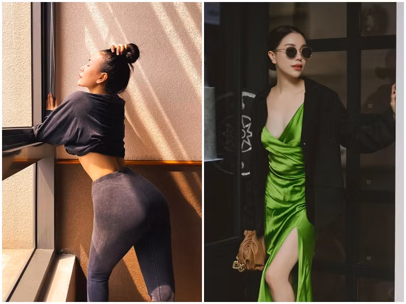 Trà Ngọc Hằng cũng là một trong những siêu vòng ba của Vbiz khi sở hữu số đo lên tới 117cm.