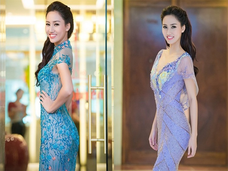 Thời thi Hoa hậu Hoàn vũ Việt Nam 2015, vòng 3 của Trà My là 103cm. Ảnh: Người đưa tin