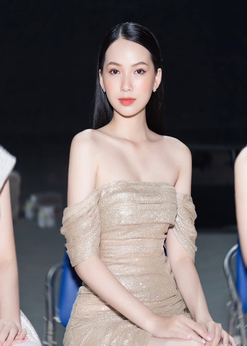 Phương Quỳnh sinh năm 2000, đến từ Đồng Nai. Cô gây chú ý khi tham gia cuộc thi Hoa hậu Việt Nam 2020. Ảnh: FBNV