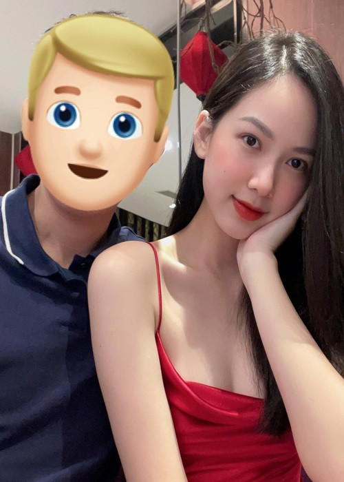 “Người đẹp có làn da đẹp nhất” Hoa hậu Việt Nam 2020 vẫn giấu mặt bạn trai. Ảnh: FBNV