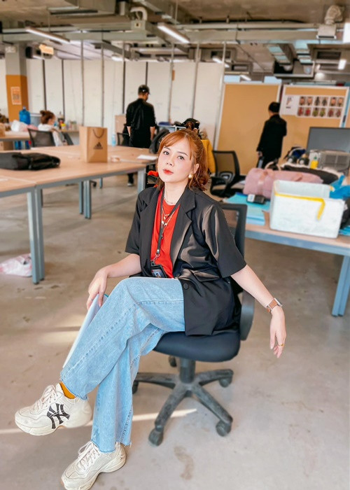 Trang Moon từng chia sẻ sẽ xuất hiện tập cuối trong "Thương ngày nắng về". Ảnh: FBNV