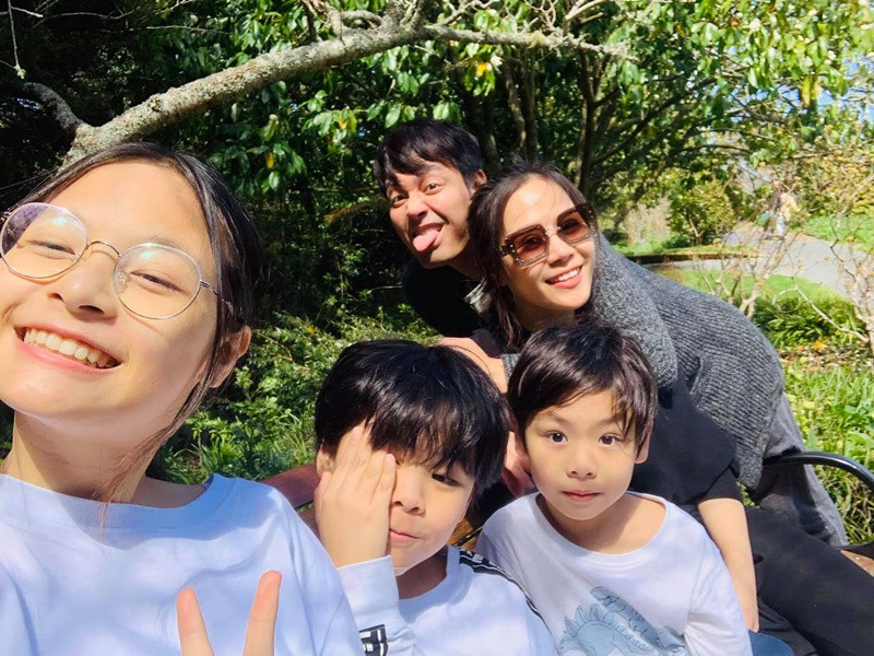 Gia đình Phan Anh luôn tràn ngập tiếng cười.