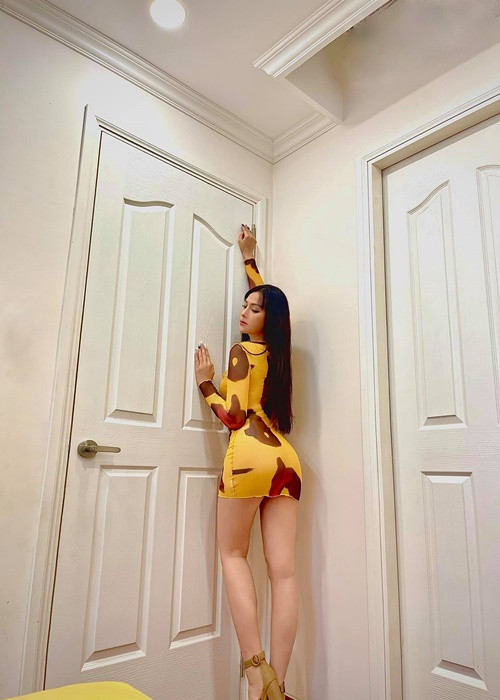 Vóc dáng của Thu Thủy chắc hẳn là niềm ao ước của nhiều bà mẹ bỉm sữa.