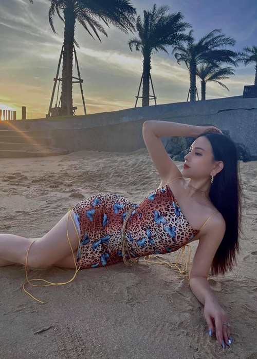 Con gái được 2 tuổi nên Thu Thủy có nhiều thời gian chăm sóc bản thân hơn.