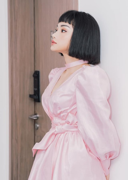 Năm 2018, trong cuộc phỏng vấn với Zing, Miu Lê cho biết, cô và người yêu chia tay đã được 1 năm. Mối quan hệ đổ vỡ khiến cô rất buồn. Ảnh: FBNV